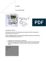 Cara Pengoperasian USG Tomey UD 8000 USG