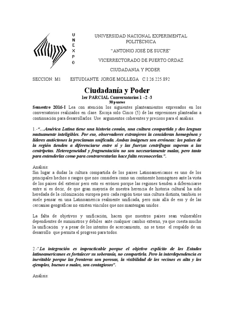 Examen de Ciudadania PDF