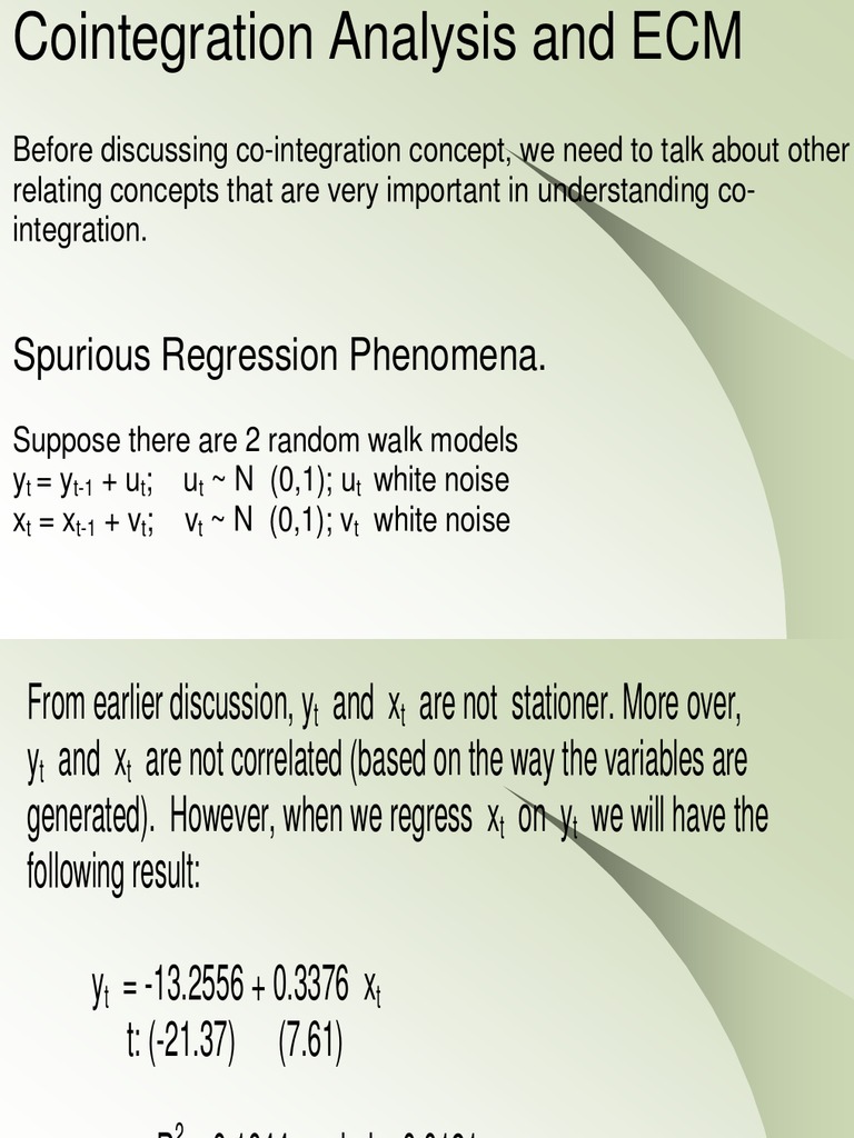 Cointegration and Stationarity Analysis | PDF