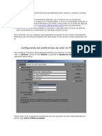Configuracion de Color Fotoschop