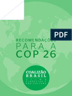 ONU Mudanccas Climaticas Sumário Executivo COP 26 2021