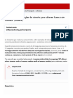 Rendir Examen de Reglas de Tránsito para Obtener Licencia de Conducir (Brevete) - Gobierno Del Perú