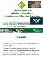 GU Pathologie Synchrone Urinaire Et Digestive