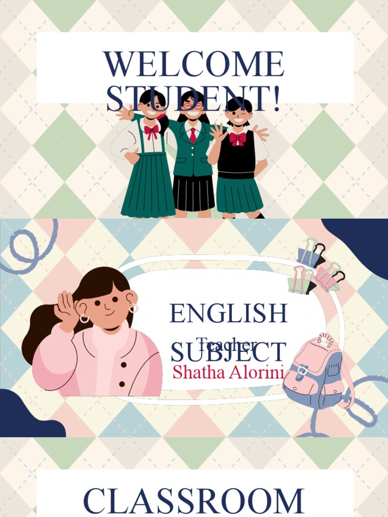 English Classroom Welcome Guide | PDF