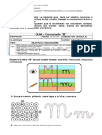 1° Año - LENGUAJE - LETRA M