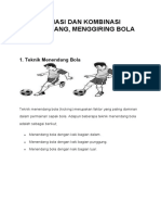 Variasi Dan Kombinasi Menendang Sepak Bola