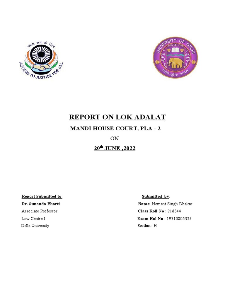 hemant-lok-adalat-field-visit-report-download-free-pdf-alternative