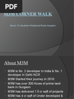 M3M Corner Walk: Sector 74, Southern Peripheral Road, Gurgaon