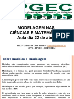 Modelagem Nas Ciencias e Matematica 2