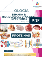 Biomoléculas orgánicas: Proteínas
