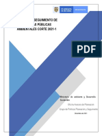 Informe Politicas Ambientales Corte 2021 1 V1