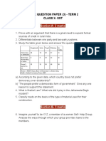 Mock Question Paper (3) - Term 2