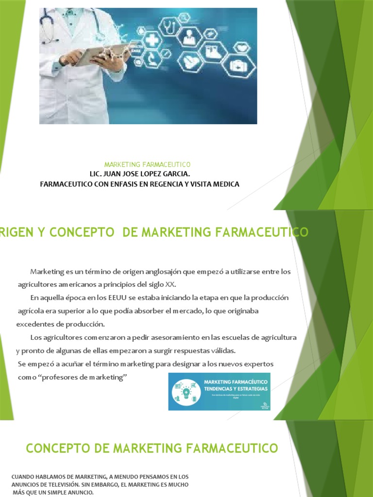 Marketing Farmaceutico-1 | PDF | Marketing | Mercado (economía)