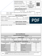 Dados Do Prestador de Serviço: Data e Hora de Emissão 09/08/2022 17:19:28 Cod Verificação NFS-e Awesg8Jjn