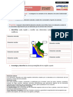 Ficha 1 Sesión 1 Exp 1 Personal Social Sexto Grado Octubre 2020