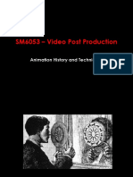 SM6053 - Video Post Production: Animation History and Techniques