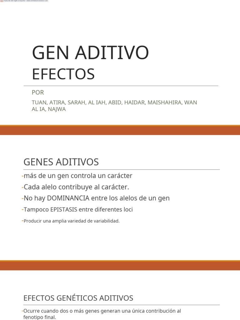20191224170441G5 ADDITIVE GENE EFFECTS - En.es | PDF | Alelo ...