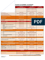 2022-2023 Academic Calendar 