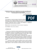 Desenvolvimento de competências interdisciplinares em Ciências da Natureza