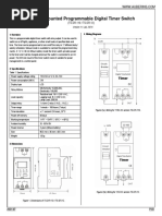 DIN Rail Mounted Programmable Digital Timer Switch Instruction Manual