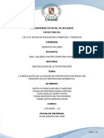 Configuración Temática y Problemática de Un Artículo Jurídico