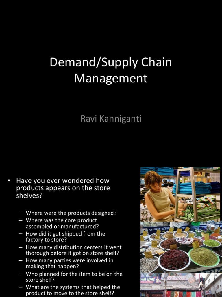 Demand Chain Management | PDF | Warehouse | Supply Chain
