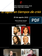 02.-El Agua en Tiempos de Crisis - Darío Quiroga Sociólogo, Cientista Político