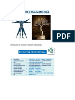 Especialidad de ortopedia y traumatología: principales temas