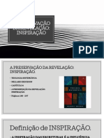 Aula 10 - Teol. Sist - A PRESERVACAO DA REVELACAO