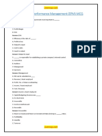 Enterprise Performance Management MCQ Practice Test