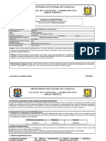 Cronograma LCP Manejar Habilidades de La Comunicación 2020