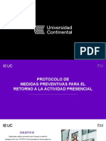 Protocolo de Medidas Preventivas para El Retorno