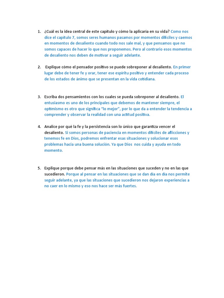 Capítulo 7 | PDF | Crecimiento personal y profesional | Estilo de vida