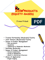 Financing Products (Equity-Based) : Firman Pribadi