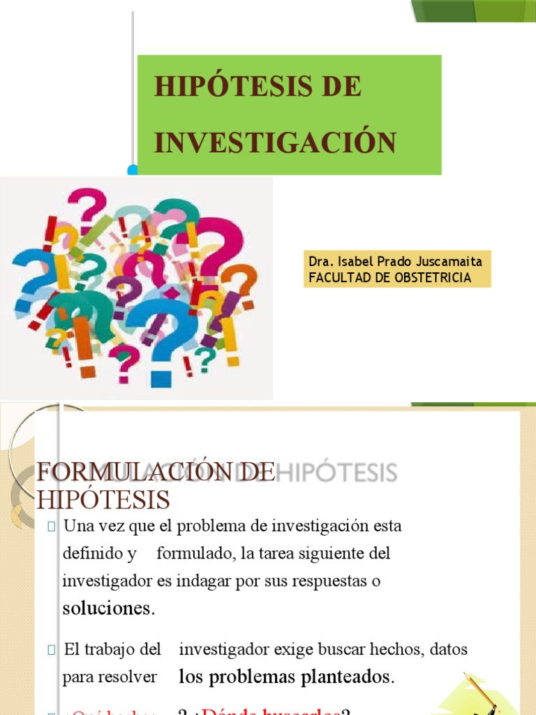 5ta SEM. HIPÓTESIS DE INVESTIGACIÓN PDF Hipótesis Teoría