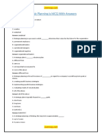 Strategic Planning Is MCQ With Answers PDF