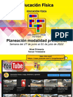 S40 Plan de Educación Física PRIMARIA Modalidad Presencial (Del 27 de Junio Al 01 de Julio de 2022)