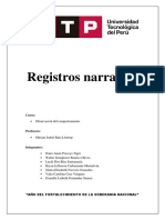 Monografia - Registros Narrativos