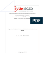 O Impacto das Condições de Trabalho na Satisfação dos Colaboradores