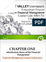 Rift Valley: Course: Financial Management