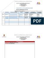 Plan Semanal 14 Al 18 de Septiembre 2020