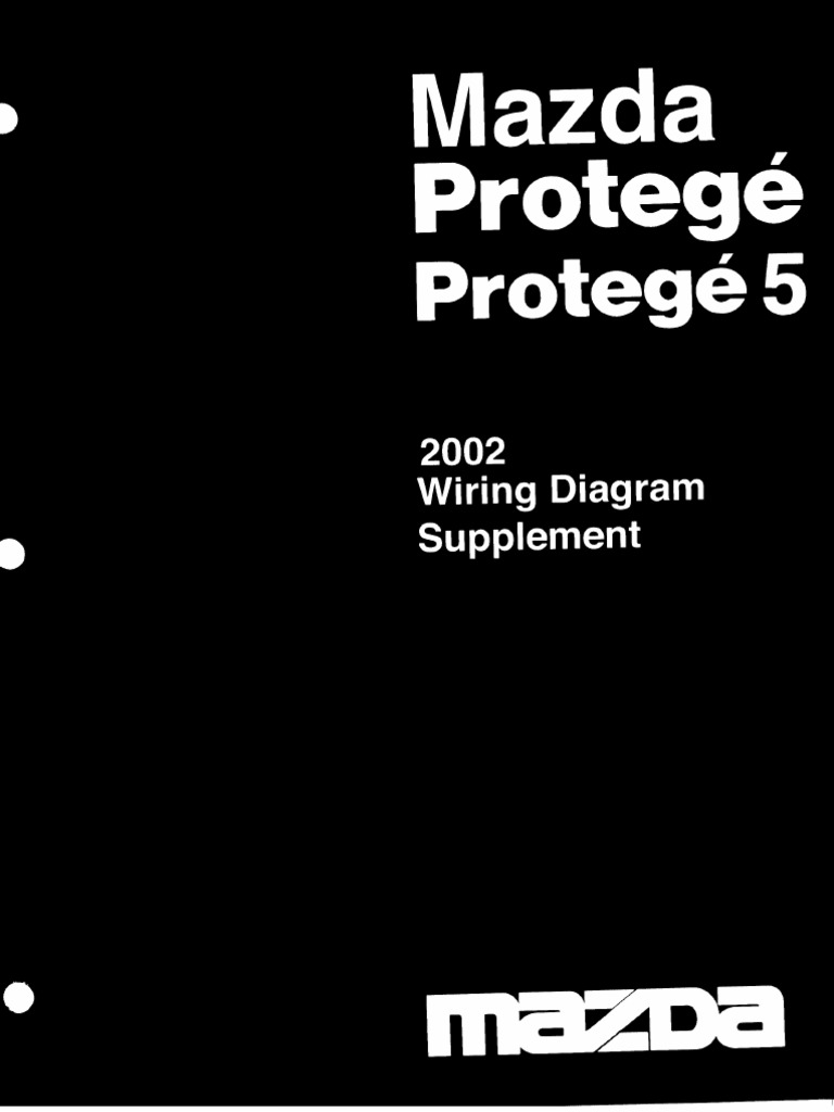 Mazda Protege 2003 Wiring Diagram Supplement