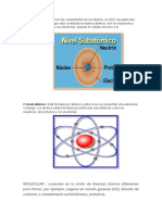 Niveles de organización biológica desde el subatómico hasta el orgánico