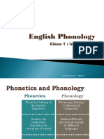 Phonetics and Phonology Introductory Lecture