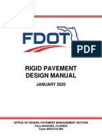 Rigid Pavement Design Manual: JANUARY 2020