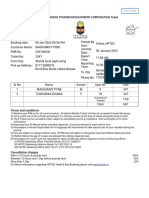 Himachal Tourism (HPTDC) - Ticket