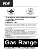 Hotpoint Stove Manual | PDF | Cookware And Bakeware | Grilling