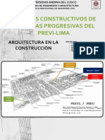 Sistemas constructivos de viviendas progresivas del PREVI-Lima