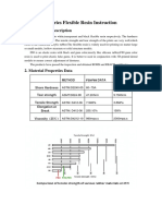 F Series Flexible Elastic Resin Instruction