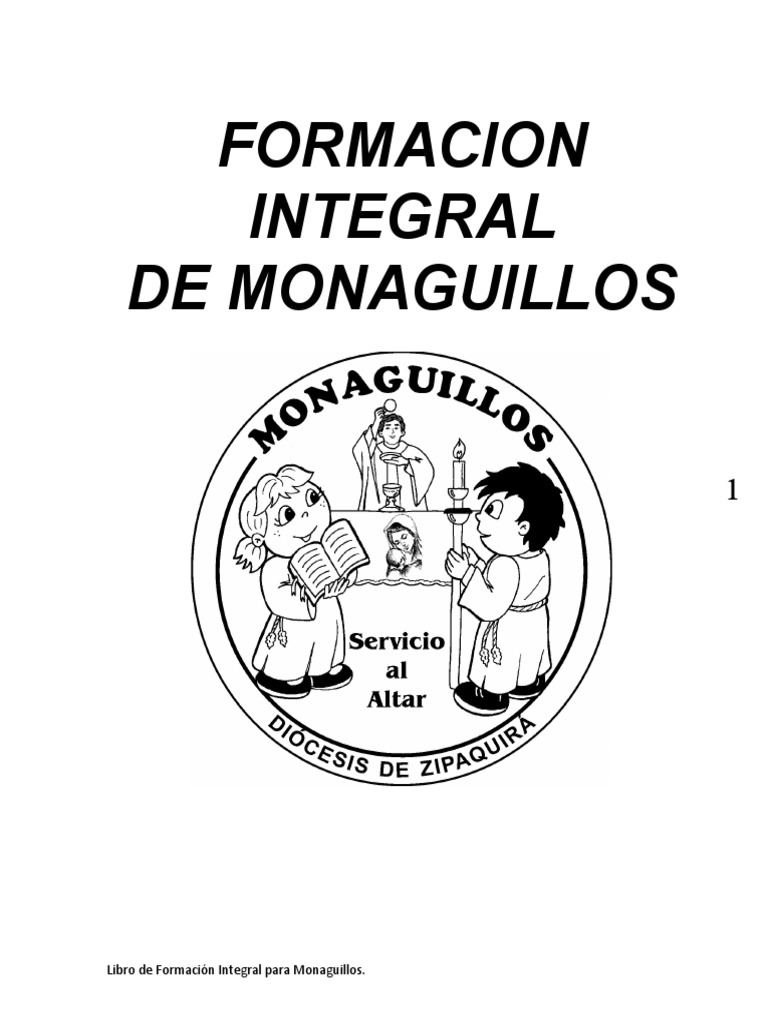 Formación Integral De Monaguillos Diócesis De Zipaquira Pdf Misa